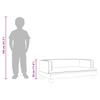 Kids  Sofa Cream 80 x 45 x 30 cm Velvet