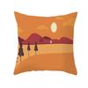 Bedroom Sofa Living Room Pillowcase Autumn Maple Leaf  Fresh Print Floral Plant Cushion Cover