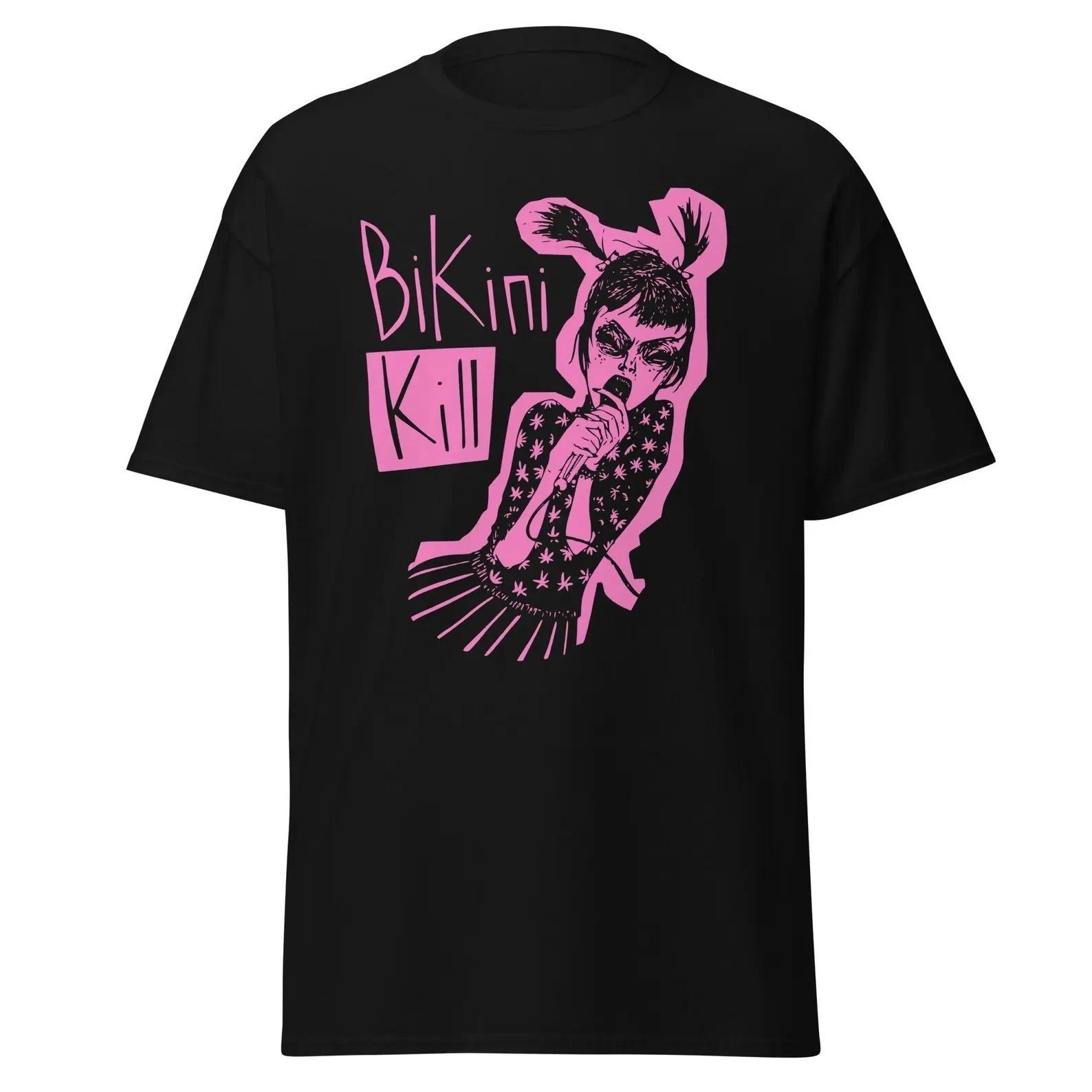 Unisex Adult Casual Music Bikini Kill Graphic T-Shirt Riot Grrrl Pk... S