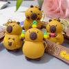 Creative Capybara Plush Keychain Set: Cute Couple Charm for Bags & Car Keys