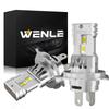 WENLE 360° Angle Adjustable H4/H19 Common LED Headlight Bulb Hi/Lo