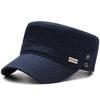 Herren-Vierjahreszeiten-Entenschnabel-Militärkappe - Flache Sonnenkappe für Outdoor-Reisen