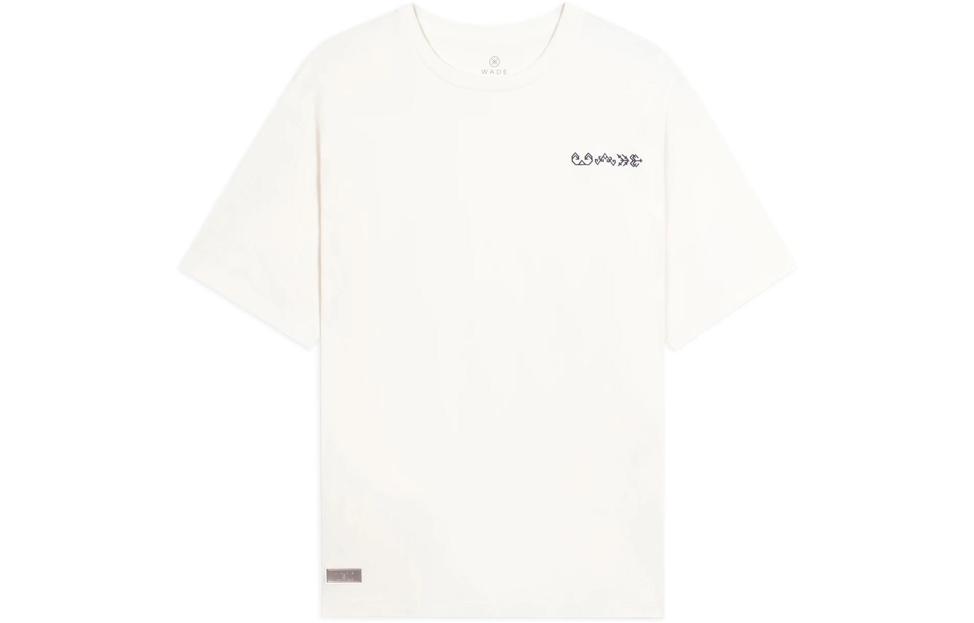 Li Ning T Shirts Unisex Ivory Crew Neck Moderate Straight Fit AHSS805-3 XXL