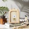 Cartoon Crown Vertical Rectangular Photo Frame Walnut Design Simple Cute Plastic Tabletop Display with Polished Finish