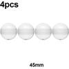 Kids  Childrens 10pcs Plastic Capsule Toy Storage Clear Vending Machines Empty Case Round Eggshell Plastic Ball Container Party Favors Gift Present
