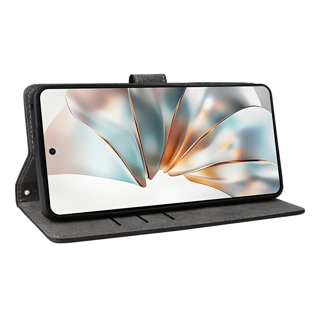 עבור ZTE nubia Z60S Pro 5G מארז ארנק RFID חסימת כיסוי עור PU נוף סטנד