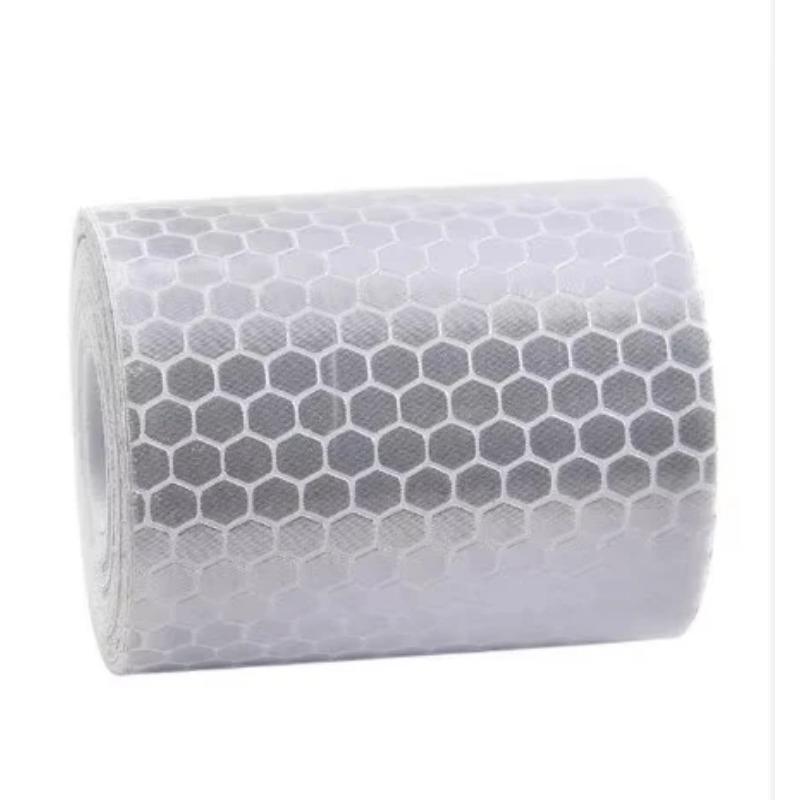 

5смx1м 10шт Светоотражающая лента для автомобилей грузовиков мотоциклов - Предупреждающий свет Светоотражатель Знак безопасности Полоса Наклейка Авто Защитная 1M-WHITE,1PC