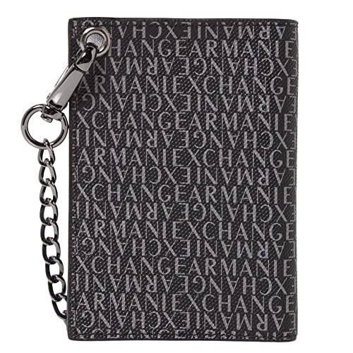 ARMANI EXCHANGE Coin Purse 958430 CC831 00020 Black Men's [Parallel Import]