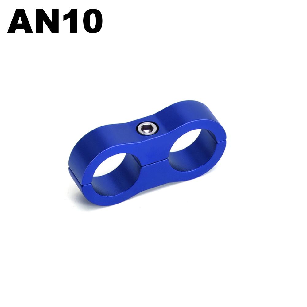 1 STK Universal Aluminium AN4 AN6 AN8 AN10 Geflochtener Gummi-Schlauchleitung Klemme Verteiler Billet Öl Kraftstoff Wasser Schlauchrohr Separator Kit