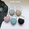 Trendy And Stylish Small Bag With Unique Lock Buckle 2023 Summer Fashion Chain Shoulder Crossbody Bag Gold Silver Pink Blue)
