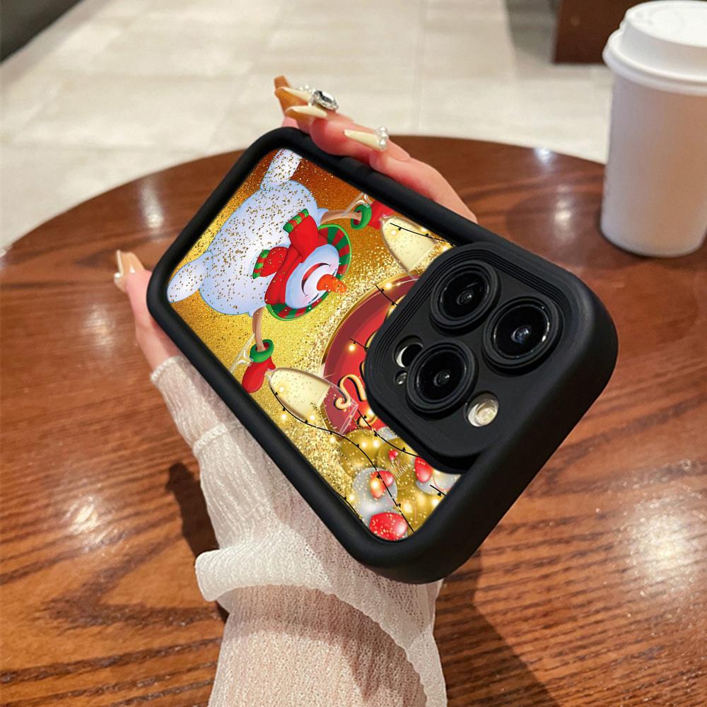 Ae103 Christmas Tree Christmas Phone Cases for Samsung M54 A72 M23 Moto G30 Google Pixel 9 OnePlus 11 Infinix Tecno Angel Eye Ladder Protective Cover