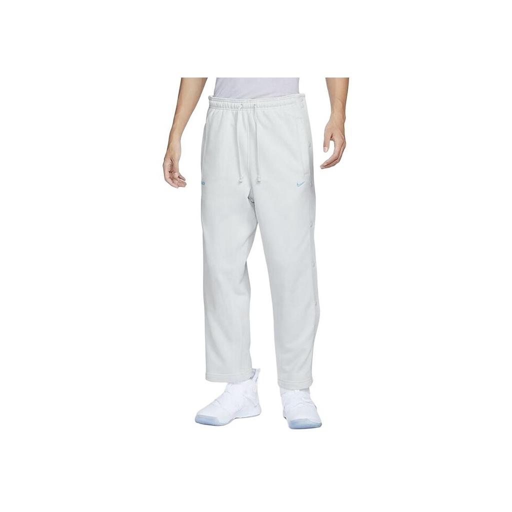 Nike Comfortable Soft Lace-Up Straight Casual Pants Men Pants White FZ1037-121