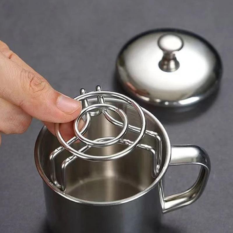 2Pcs Ultra Mini Steaming Rack Small Stainless Steel Height And Height Small Leg Rack Health Pot Thermos Cup Small Pot Rack 2Size