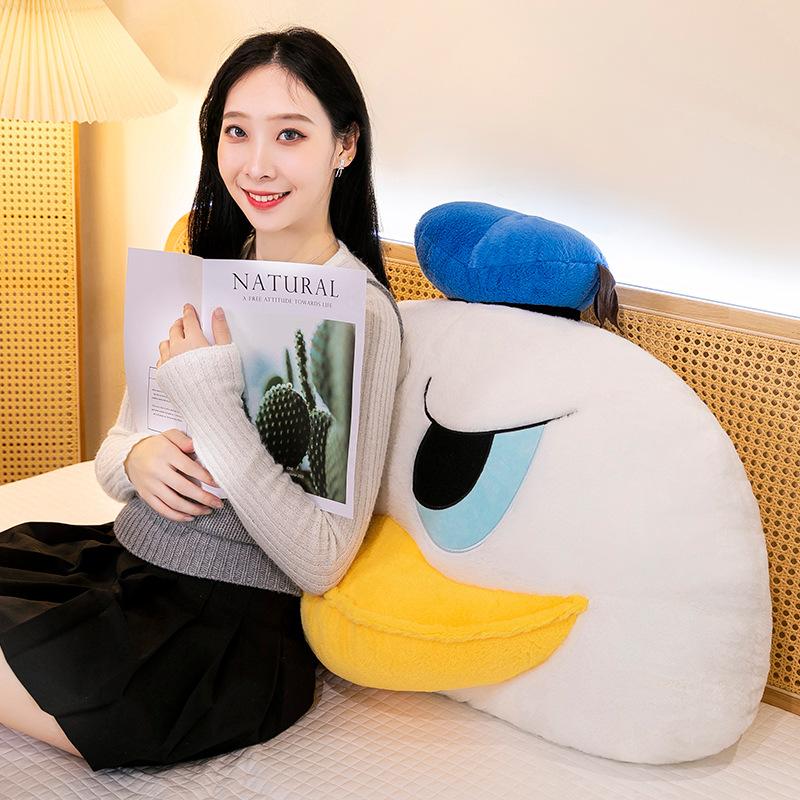 Donald Duck Ugly Fish Hanton Plush Toy Cute Bed Pillow Girls Sleeping Pillow Big Cushion