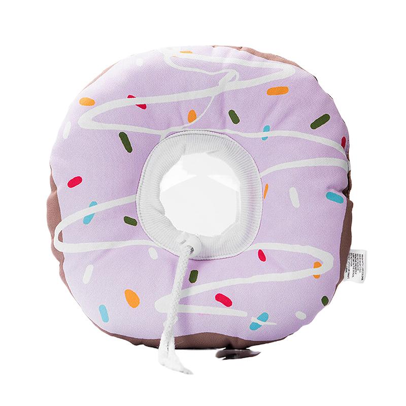 

Cute Sweet Donuts Cat Elizabethan Collar Adjustable Cat Recovery Collar Pet Dog Neck Cone Recovery Collar Protective Collar XS