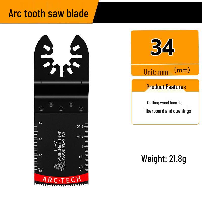 Universal Multifunctional Oscillating Saw Blade for Woodworking and Grinding