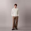 Calvin Klein Jacquard Texture Casual Cotton Crew Neck Sweater Men Sweater 4RE301G