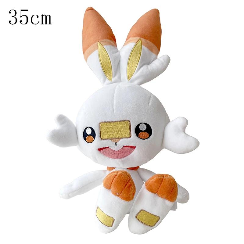 Scorbunny Sobble Grookey Plush Dynamax Eevee Rillaboom Cinderace Sword&Shield Stuffed Doll Kawaii Anime Toys Kid Gifts