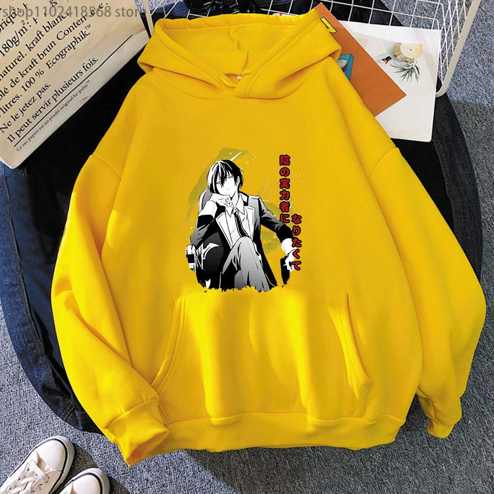 Japan Anime The Eminence In Shadow Cid Kagenou Printed Hooded Men Women Plus Size Hoodies Prevalent Pullover Harajuku Sweatshirt