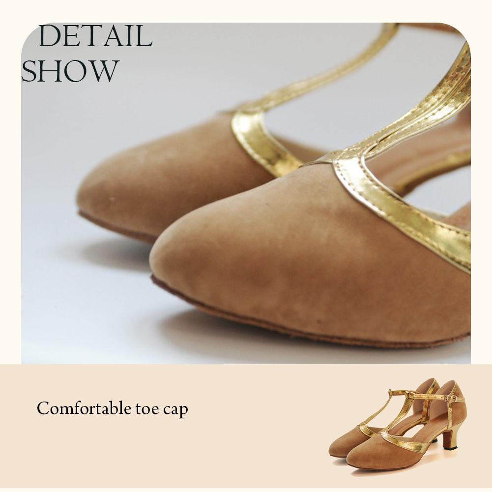 Tanzschuhe Damen Standard und Latein Geschlossene Latein-Tanzschuhe Damen 5CM Damen Salsa Latein-Tanzschuhe Tango