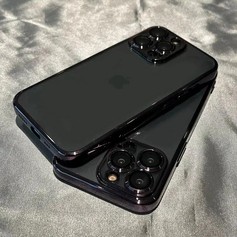 

Роскошный прозрачный чехол для телефона Iphone 15 14 11 12 13 Pro Max мини противоударный чехол Xs Xr X 7 8 Plus Чехлы аксессуары