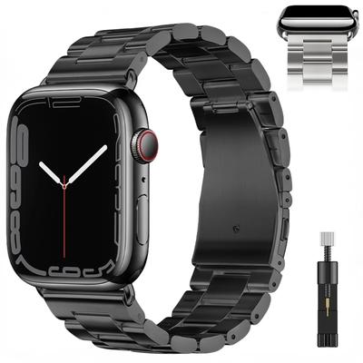 Metal Strap for Apple Watch Band 45mm 41mm 44mm 40mm 46mm 42mm Stainless Steel Wristband iWatch 11 10 9 8 7 6 5 4 SE Ultra 49mm