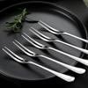 Dinnerware Portable Stainless Steel Cutlery Cocktail Accessories Tableware Fruit Forks Pickle Forks