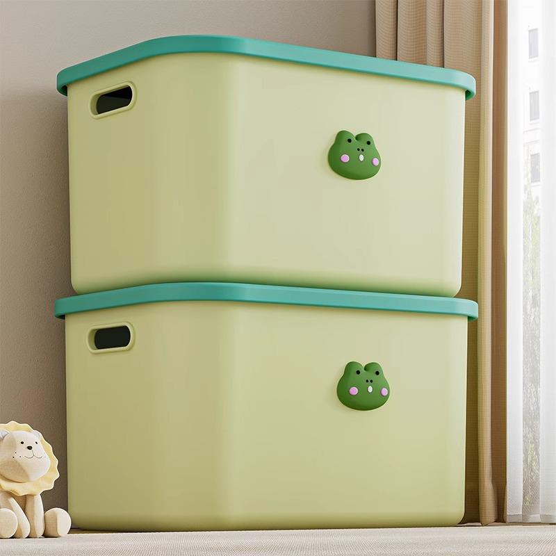 Storage box Household large-capacity plastic storage box Organizing box Clothes toy storage box Living room sundries storage basket