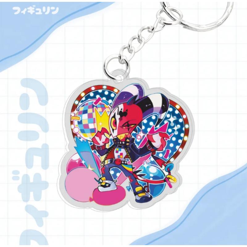 

Acrylic Key Buckle for Helluva Boss Moxxie Millie Stolas Beelzebub Stella Anime Theme Acrylic Creative Keychain Pendant Gift