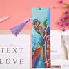 DIY Special-shaped Diamond Book Marker with Tassel Diamond Embroidery Craft Book Decor