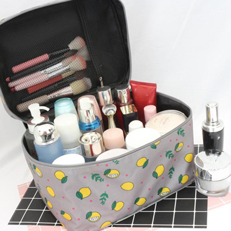Waterproof Portable Women Makeup Bag High Capacity Toiletries Organizer Storage Cosmetic Cases Zipper Wash Beauty Pouch Travel