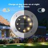 Lampe Solaire - RICEEL - 8 LED - 3000K Blanc Chaud - Etanche IP65 - Jardin Extérieur