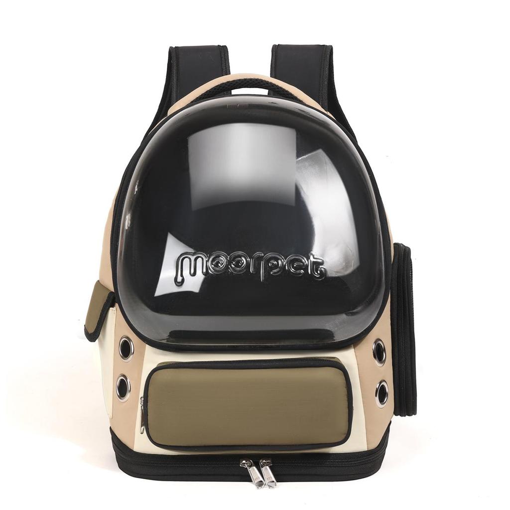 Large Capacity Transparent Pet Backpack - Breathable Space Capsule Design for Cats