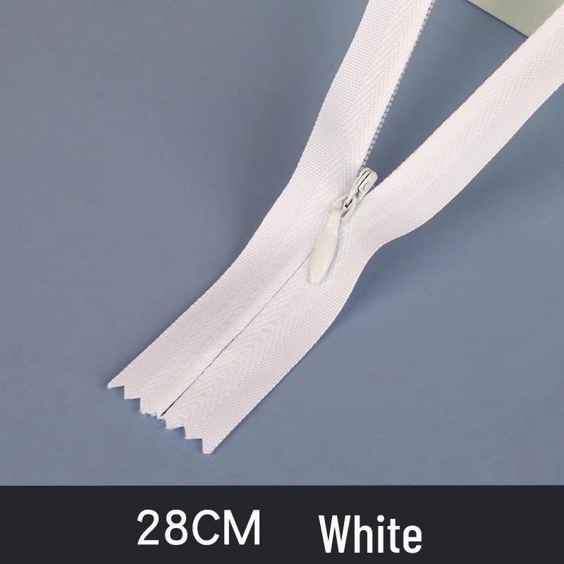 No. 3 Black & White Invisible Zipper Puller for Dress Pants, Skirts, and Duvet Covers - Anti-slip, Anti-opening Accessory.