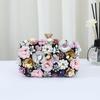 Women's Floral Evening Clutch: Elegant High-End Wedding and Banquet Handbag