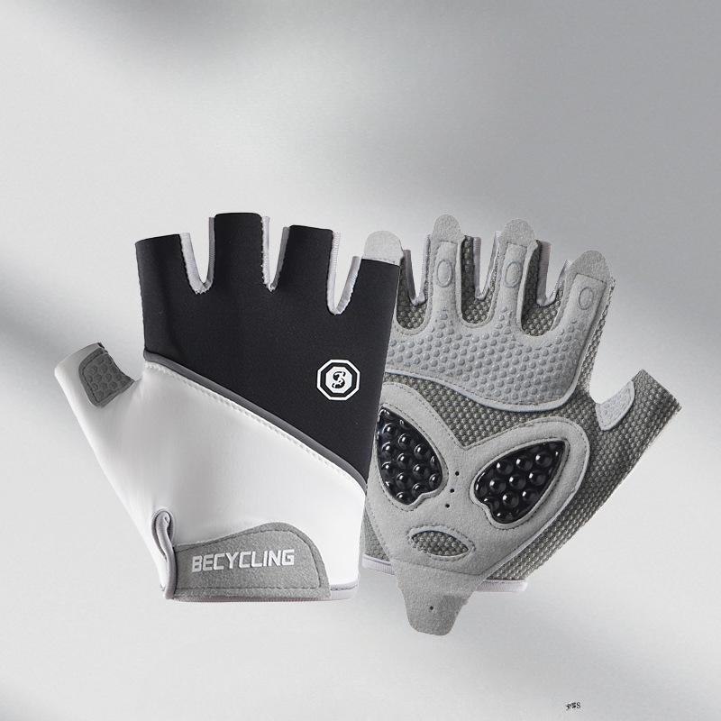 Outdoor Sports Cycling Anti Slip Breathable and Shock Absorbing Half Finger Women's Equipment Training Anti Callus Gloves