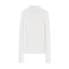 Machine Washable Women's Pure Wool Slim-Fit Half-High Collar Sweater - Autumn/Winter Cashmere Knit Base Layer