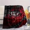 1PC Manta de Franela con Estampado Alpha Romeo, Alta Calidad para Todas las Estaciones, Decoración del Hogar, Calidez y Comodidad, Perfecta para Regalos de Navidad