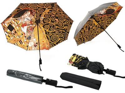 Automatic Folding Parasol Gustav Klimt The Kiss Tree Carmani