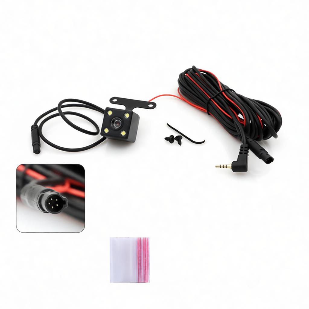 Universal Backup Camera HD 1080P Night Vision Wide Angle Rear View Parking Aid Waterproof Vehicle Reverse Streaming Cam