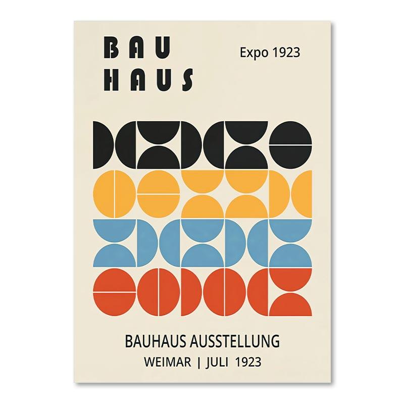 Abstract Bauhaus Geometric Lines Posters and Prints Nordic Japan Wall Art Canvas Painting Modern Pictures for Living Room Decor