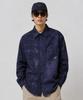 Kinetikeullo Water-Dyed Shirt (Purple Navy)
