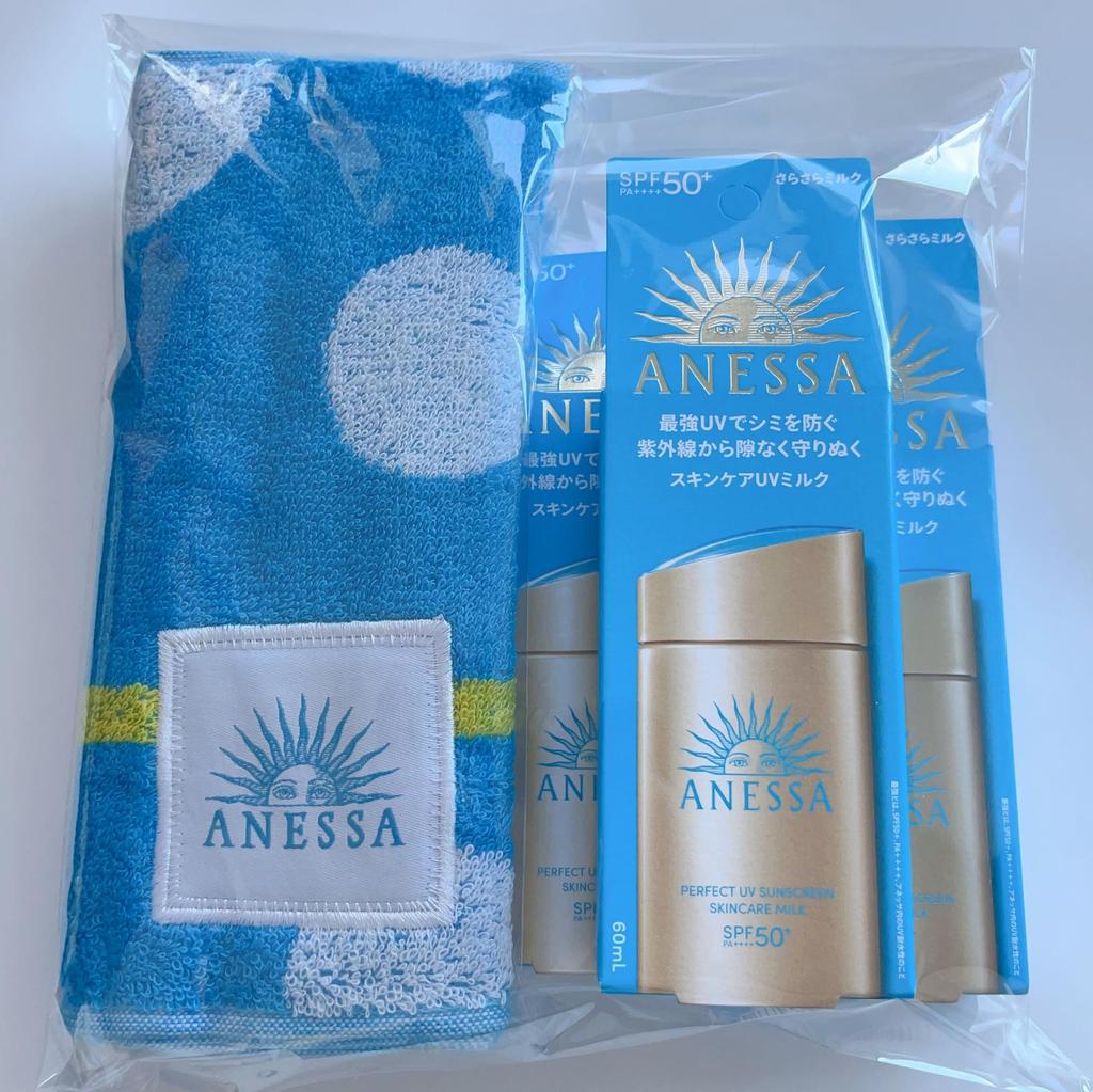 Of ANESSA Perfect UV Skin Care Milk NA 60ml Towel (Set 3) +
