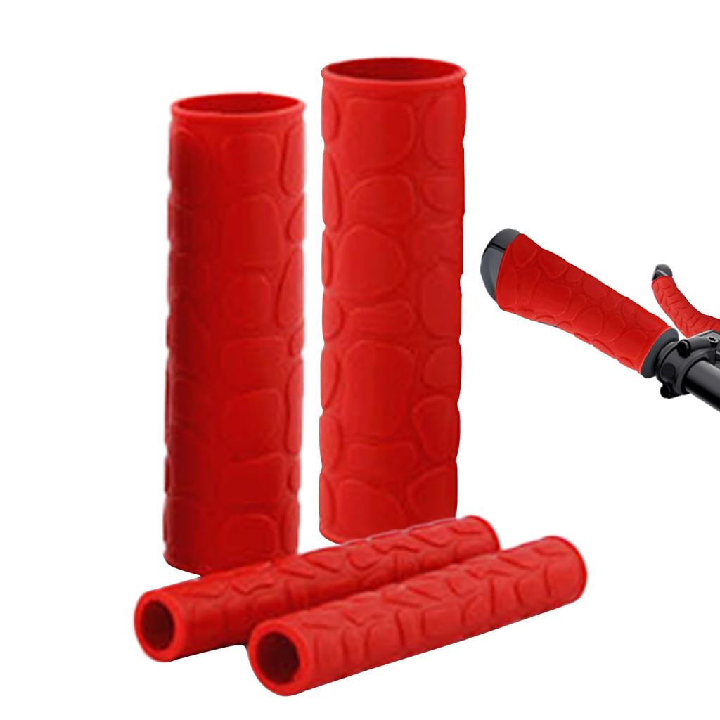 Patonde Motorsykkel Grepsdeksel, Motorsykkel Styredeksel - Motorsykkel Grepsdeksel Sklisikker Gummi Bremse