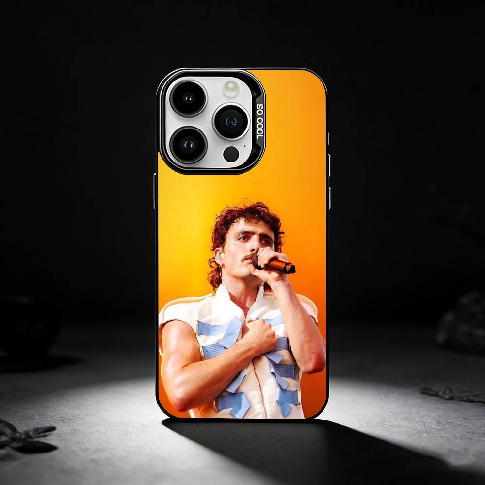 B-Benson Boone Singer Phone Case For iPhone 17,16,15,14,13,12,11 Plus,Pro Max,XS,Colored silver phone case