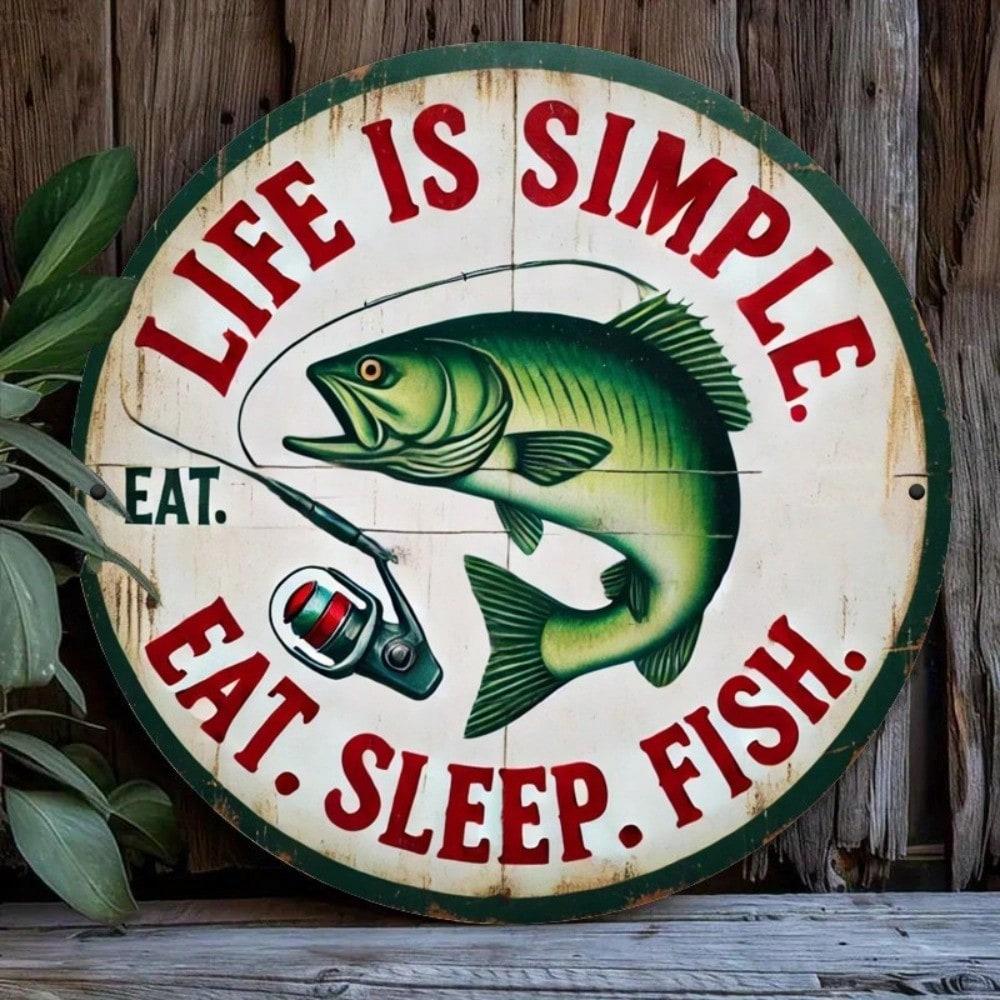 2D Flat Metal Tin Sign Wall Art Home Decor Decorative Plaque