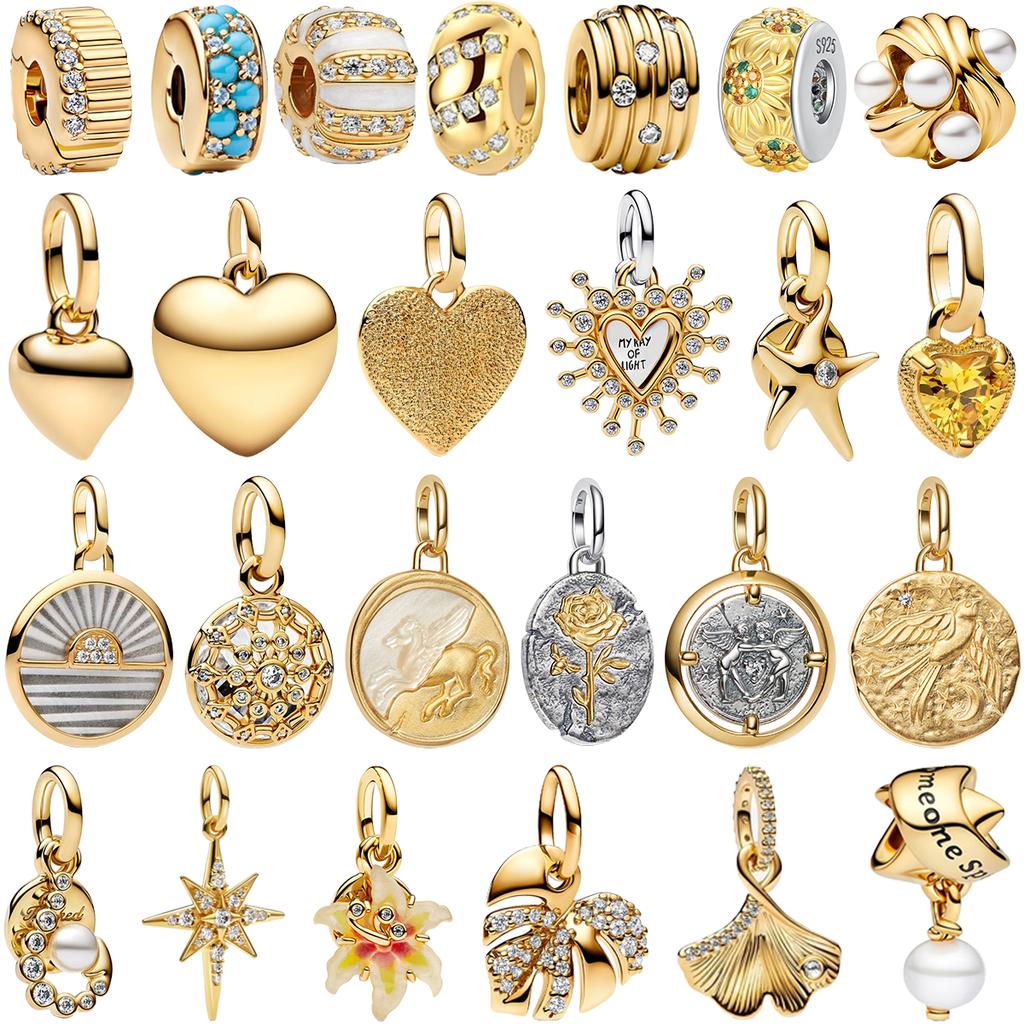 Vintage Copper Charms Plum Blossom Snake Seal Pendants Beads For Original Bracelets Necklace Women Diy Jewelry Gift