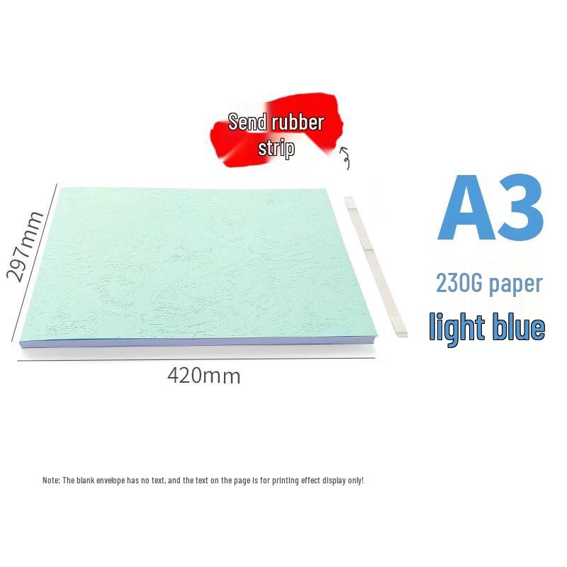 

OLOEY A3 12mm Light Blue Report Binding Covers CN plug (adapter included)