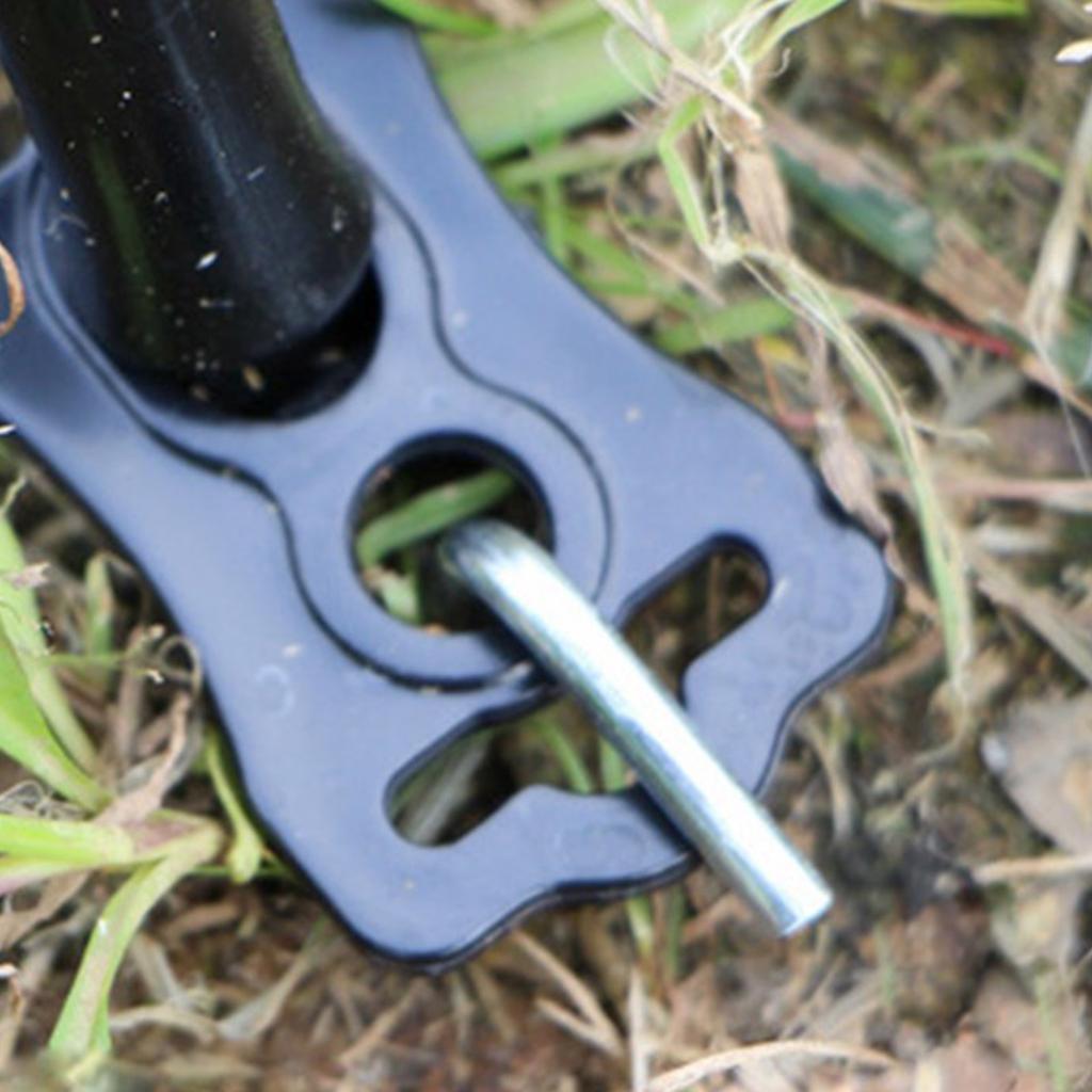 10 Stück/Set Campingzelt Bodenbefestigungsclip Nagel Stangen Stangen Füße Klemme Campingzelt Zubehör Planen Markisen Sicherheitsverschluss