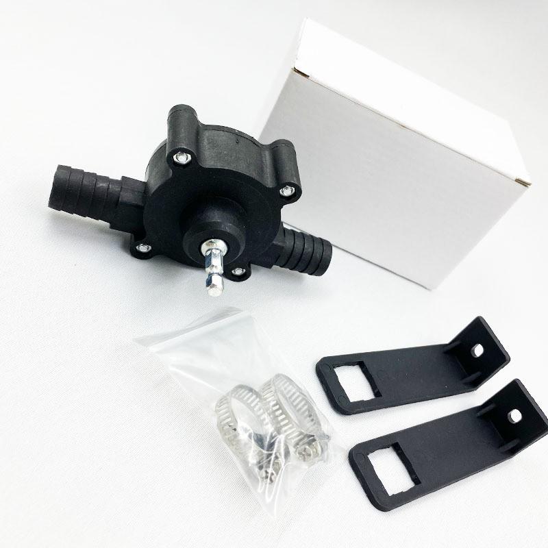Compact Electric Drill-Powered Self-Priming Water Pump